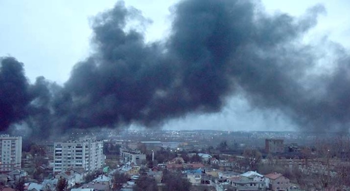 В Киев са чути няколко силни експлозии съобщават Франс прес